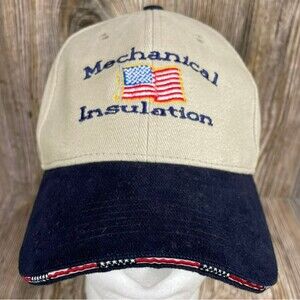 Vintage Daystone Men Adjustable Baseball Hat Mechanical Insulation American Flag